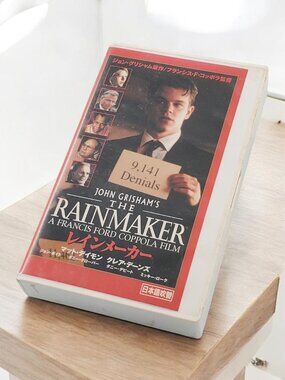 The Rainmaker 1997 Movie Japanese VHS Rare Matt Damon Coppola Import Dubbed